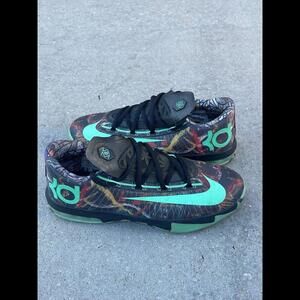 KD VI GS  Nike Shoes Youth Size 5Y All Star Gumbo League Illusion  599477-900